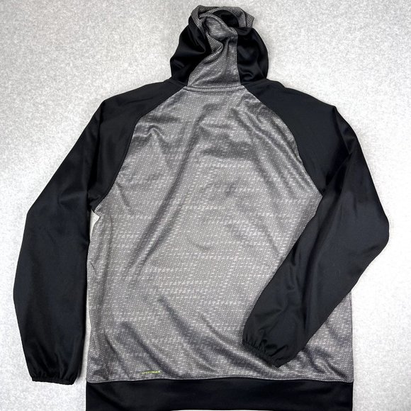 Chicago Blackhawks Full Zip Hoodie NHL Reebok Center Ice Logo Speed Wick Size XL - Picture 3 of 11